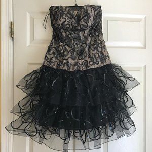 1980s TRACY MILLS COCKTAIL DRESS, Small